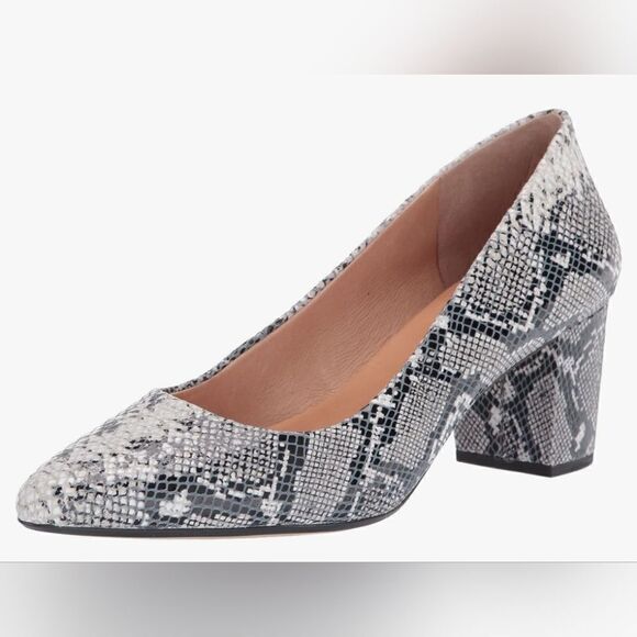 Corso Como Snakeskin Pump Heels 7 1/2 Mob Wife Whimsigoth Rebel Punk Rock Chic - Picture 9 of 12